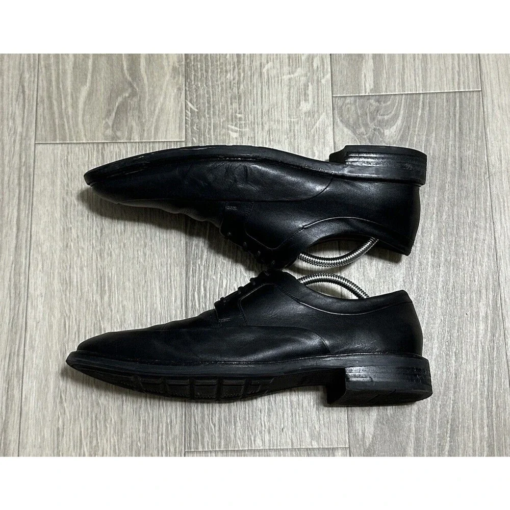 Cole Haan Warren Apron Toe British Oxfords Black Dress Shoes Men's Sz 10.5